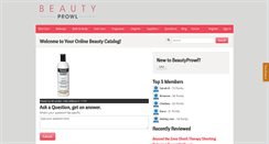 Desktop Screenshot of beautyprowl.com